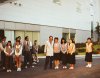 Przewodniczacy KLD J Baranowski z pracownikami koncernu Sony w Tokio - delegacja rzadowa 1991